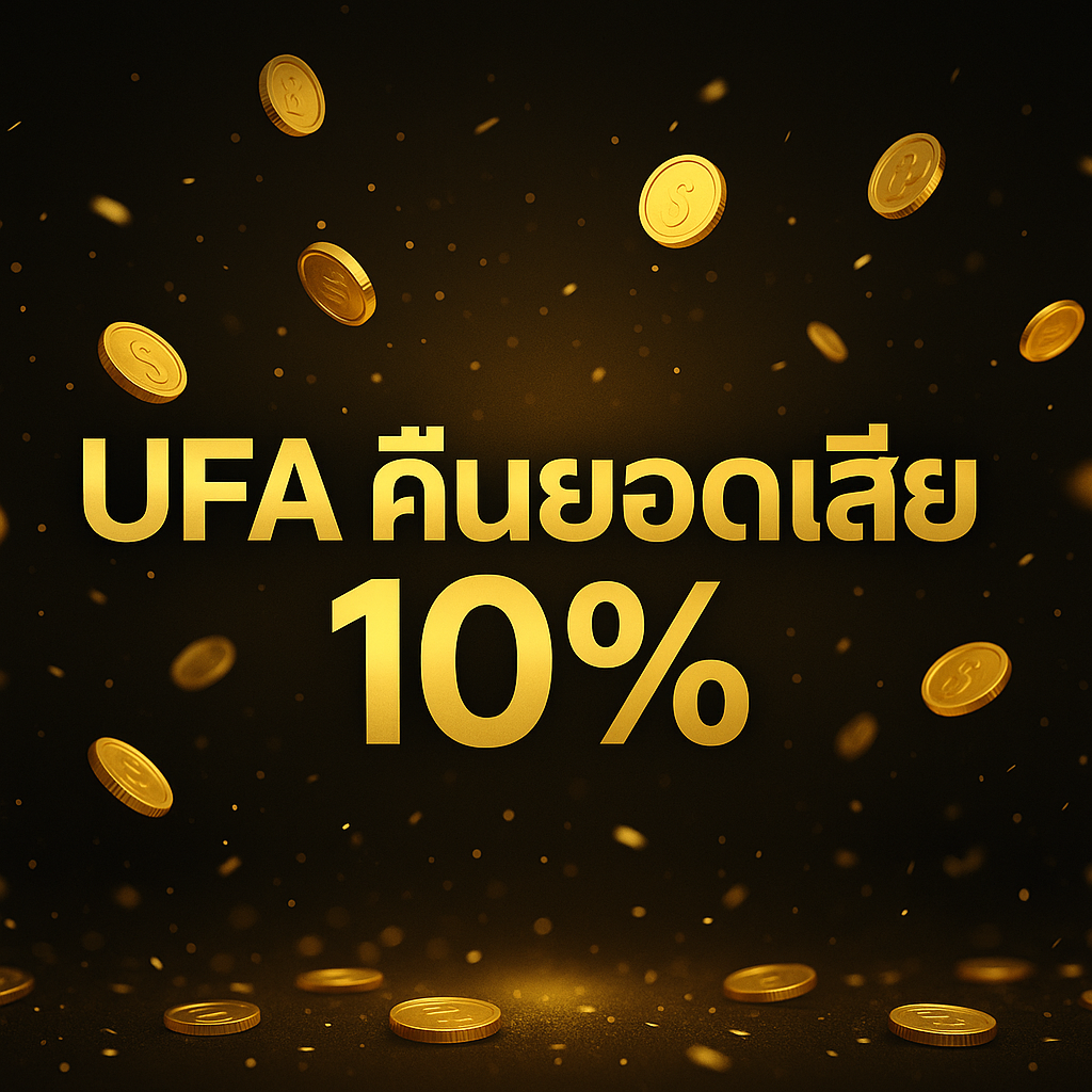 UFA คืนยอดเสีย 10%