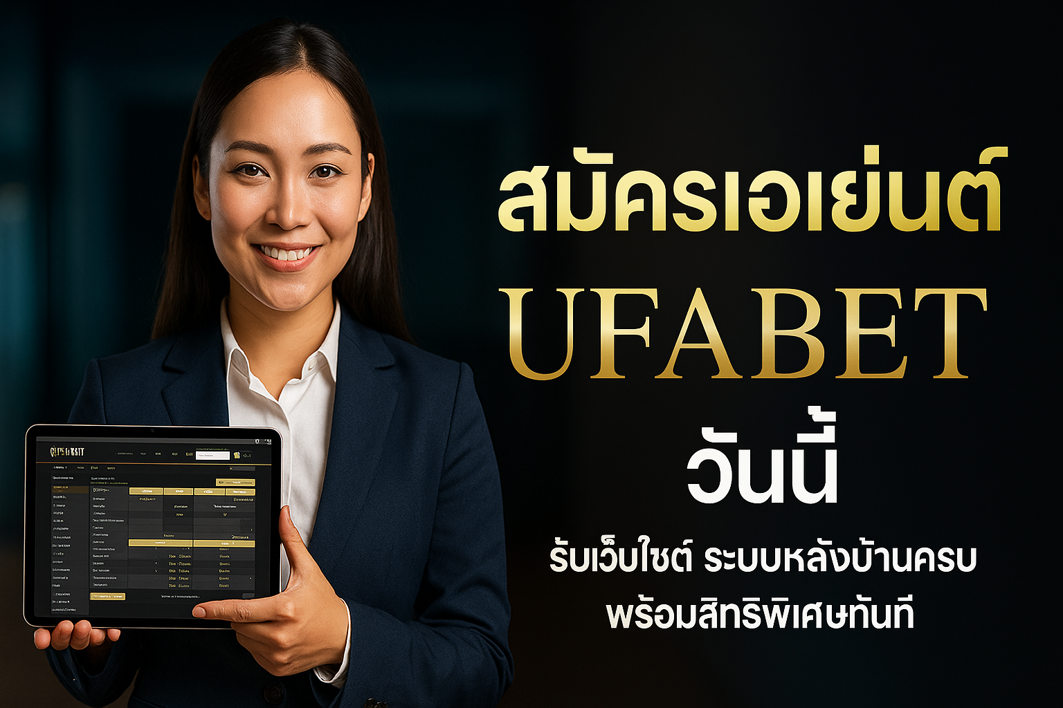 สมัครเอเย่นต์ UFABET วันนี้